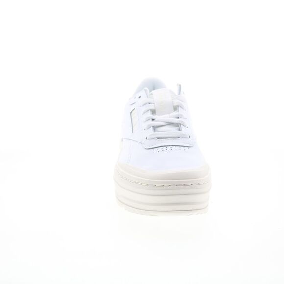 Reebok Womens Club C Double Geo White Shoes (NWT) - Picture 3 of 7
